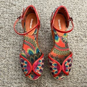 Beautiful Desigual wedge sandals